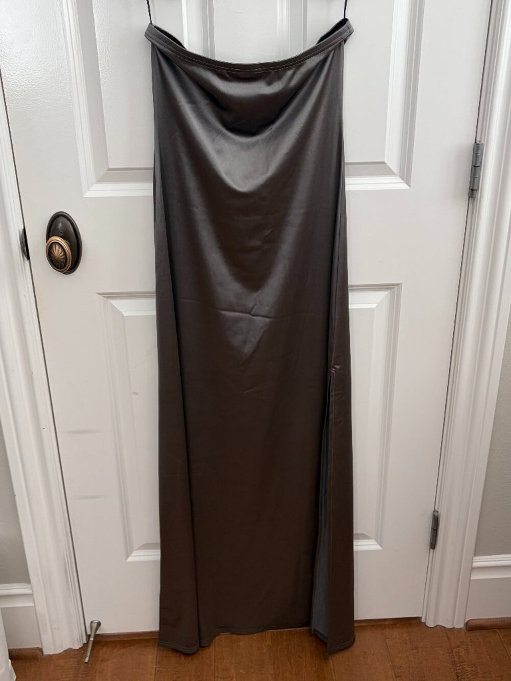 WEEKDAY Satin Slip Maxi Dress | Size M